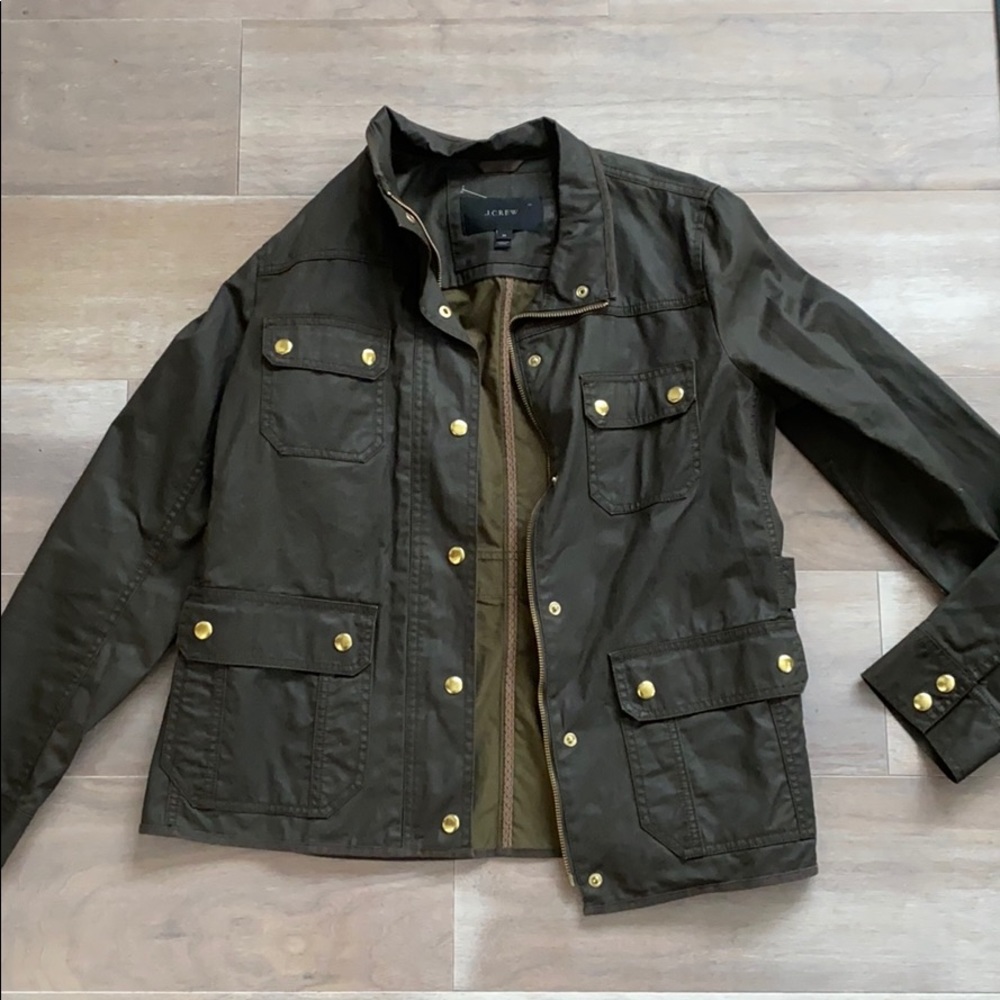 J. Crew Waxed Canvas Coat